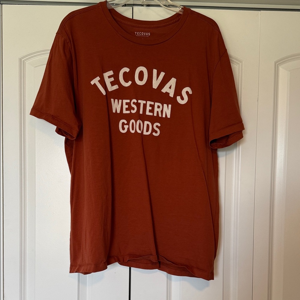 Tecovas Rust T-Shirt with White Print